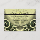 Tourbillonnant Cala Lilly Carte de visite (Dos)