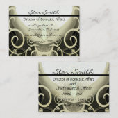 Tourbillonnant Cala Lilly Carte de visite (Devant / Derrière)