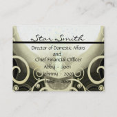 Tourbillonnant Cala Lilly Carte de visite (Dos)