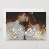 Tourbillonnant Script Mariage Merci (Devant)