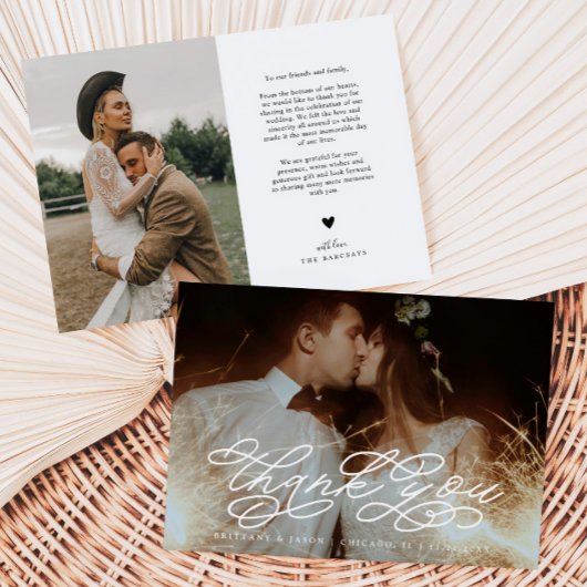 Tourbillonnant Script Mariage Merci