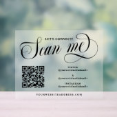 Tourbillonnant Script Scan Me QR Code Médias socia (Neutre)
