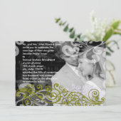 Tourbillonnant votre Faire-part de mariage photo (Debout devant)