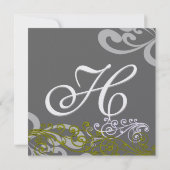 Tourbillonnant votre Faire-part de mariage photo (Dos)