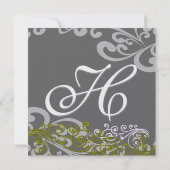 Tourbillonnant votre Faire-part de mariage photo (Dos)