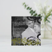 Tourbillonnant votre Faire-part de mariage photo (Debout devant)