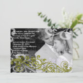 Tourbillonnant votre Faire-part de mariage photo (Debout devant)