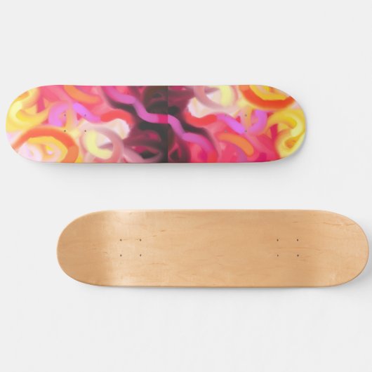 Tourbillons Abstraits Skateboard Deck (Horz)
