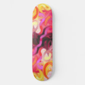 Tourbillons Abstraits Skateboard Deck (Recto)