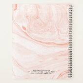 Tourbillons de marbre rose-or (Dos)