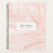 Tourbillons de marbre rose-or (Devant)