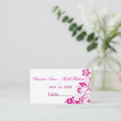 tourbillons d'hibiscus blancs ~ carte de sièges (Debout devant)