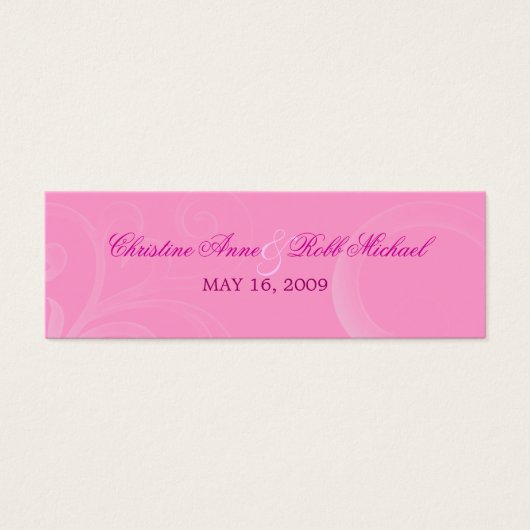 tourbillons d'hibiscus blancs ~ carte de sièges (Devant)