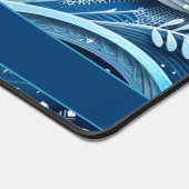 Tourbillons d'hiver bleus et gelés (Coin)