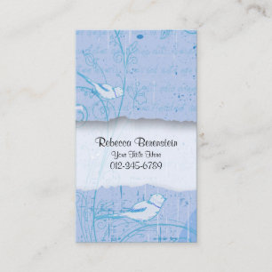 Tourbillons d'oiseaux Cartes de visite