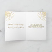 Tourbillons dorés sur le Merci du 50e anniversaire (Intérieur)