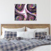 Tourbillons Lightning Zoom Toile Imprimée (Insitu(Chambre))
