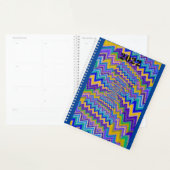 tourbillons multicolores sur planificateur (Devant avec enveloppe)