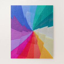 tourbillons multicolores sur Puzzle