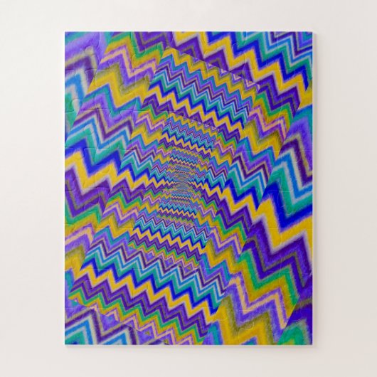 tourbillons multicolores sur puzzle (Vertical)