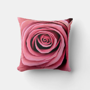 Tourbillons pétales roses - coussins