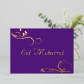 Tourbillons Vintage - Invitation Eid Mubarak no2 e (Debout devant)