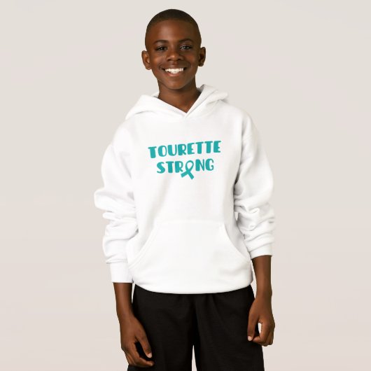 Tourette Strong Kids Pullover Sweat - shirt à capu (Devant entier)