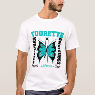 Tourette Syndrome Awareness Butterfly T-shirt