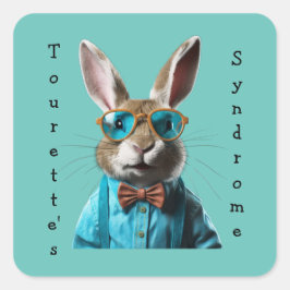 Tourette Syndrome Rabbit sticker