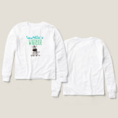 Tourette's guerrier mignon fille long manches (Motif Recto et Verso)