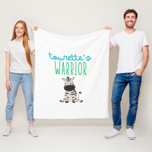 tourette's krijger kinder leuke Fleece Deken cadea