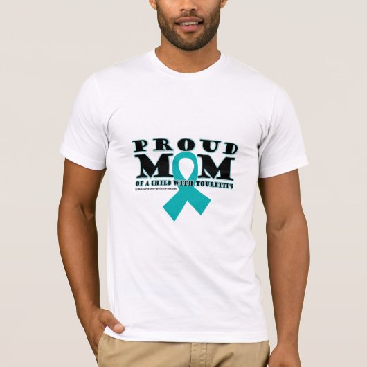 Tourette's proud mama t-shirt (Voorkant)