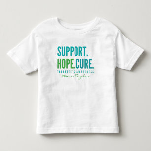 tourette's support Aangepaste naam Peuter T-shirt