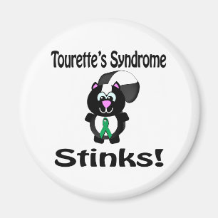 Tourettes Syndrome Stinks Skunk Awareness Design Magneet