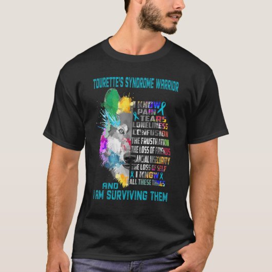 Tourette's syndroom dat ik allemaal ken en dat ik t-shirt (Voorkant)