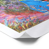 Touring Monet's Garden - art collage Poster (Hoek)