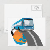 touringtouringcarvervoer briefkaart (Voorkant / Achterkant)