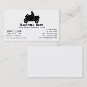 Tourisme du carte de visite de moto (Devant / Derrière)