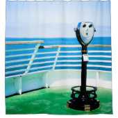 Tourist Binoculars Douchegordijn (Voorkant)