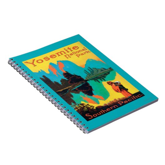 Tourist Poster - Yosemite Nat'l Park, CA Notitieboek (Rechterzijde)