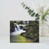 Tourmakeady Ireland Waterfall Briefkaart (Staand voorkant)