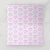 Tourmaline 8e anniversaire coeurs de place cartes (Intérieur déplié)