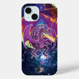 Tourmaline Cosmic Dragon Hoesje-Mate iPhone Case