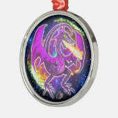 Tourmaline Cosmic Dragon Ornament (Links)
