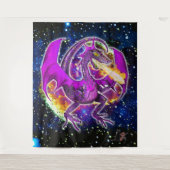 Tourmaline Cosmic Dragon Wandkleed (Voorkant)