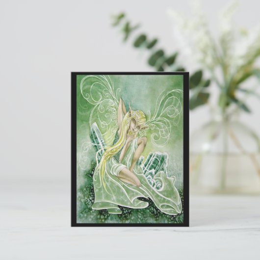 Tourmaline Green Briefkaart (Staand voorkant)