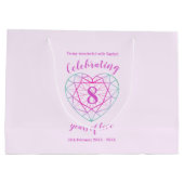 Tourmaline Jubileum 8 jaar gepersonaliseerd Groot Cadeauzakje (Achterkant)