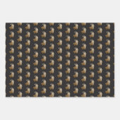 Tournage Viking Wrapping Papier plat Ensemble de 3 (Devant)