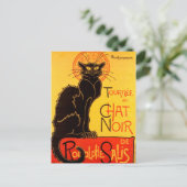  tournee de Chat Noir Black Cat Briefkaart (Staand voorkant)