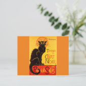  tournee de Chat Noir Black Cat Briefkaart (Staand voorkant)